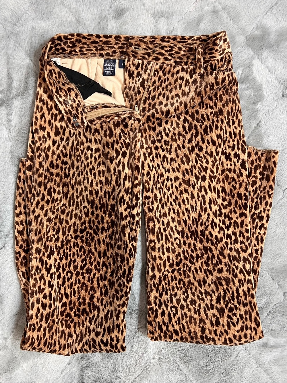 Jones New York Signature Petite Leopard Print Pants Size 2P